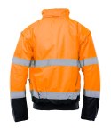 BOMBER BENEFIT HI-VI 2W1 - KAT.II KLASA 3 wstawka GRANAT - POMARAŃCZOWY