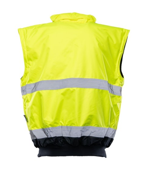 BOMBER BENEFIT HI-VI 2W1 - KAT.II KLASA 3 wstawka GRANAT - ŻÓŁTY