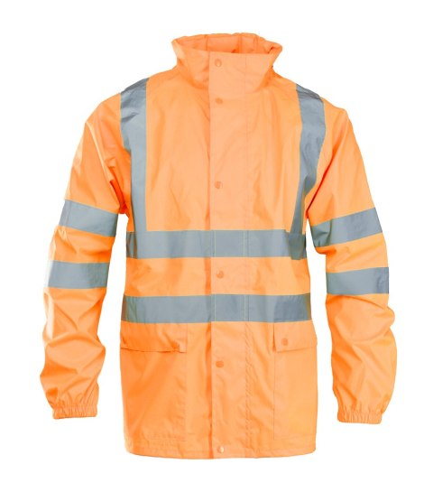 GROSVENOR FLASH KURTKA POLIESTER/PU - Pomarańczowy