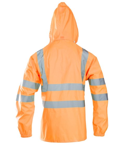 GROSVENOR FLASH KURTKA POLIESTER/PU - Pomarańczowy