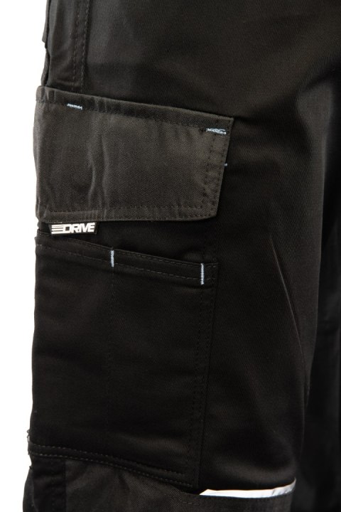 SEVEN KINGS SPODNIE DO PASA DRIVE CZARNE