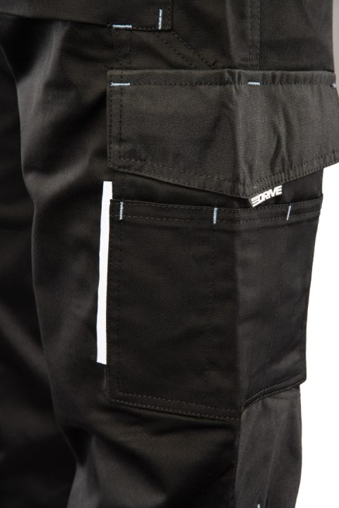 SEVEN KINGS SPODNIE DO PASA DRIVE CZARNE