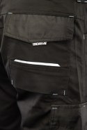 SEVEN KINGS SPODNIE DO PASA DRIVE CZARNE