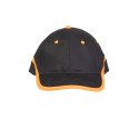 CZAPKA BASEBALL CZARNO-POMARAŃCZOWA - CZARNO-POMARAŃCZOWY(cp) _______a