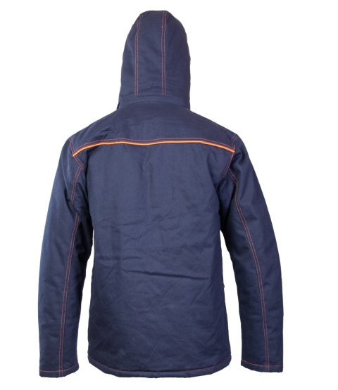 KURTKA PROFFLAM ANTISTATIC PARKA PROF4 - Granatowy KURTKA PROFFLAM ANTISTATIC PARKA PROF4 - Granatowy