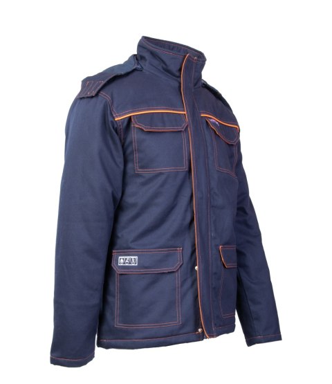 KURTKA PROFFLAM ANTISTATIC PARKA PROF4 - Granatowy KURTKA PROFFLAM ANTISTATIC PARKA PROF4 - Granatowy