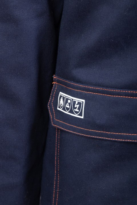 KURTKA PROFFLAM ANTISTATIC PARKA PROF4 - Granatowy KURTKA PROFFLAM ANTISTATIC PARKA PROF4 - Granatowy