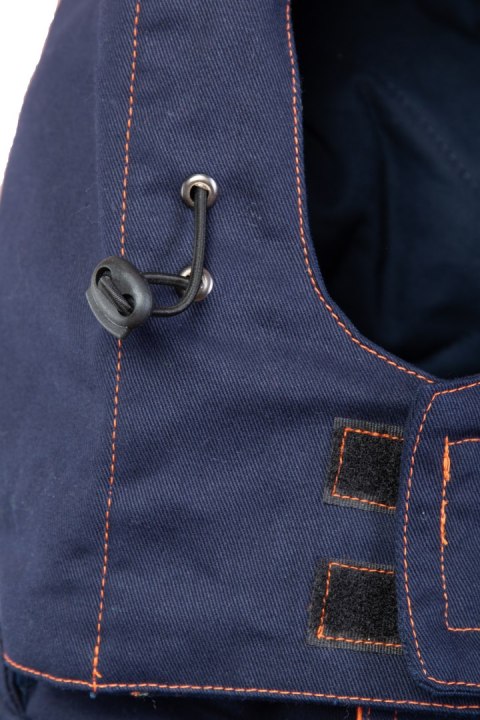 KURTKA PROFFLAM ANTISTATIC PARKA PROF4 - Granatowy KURTKA PROFFLAM ANTISTATIC PARKA PROF4 - Granatowy