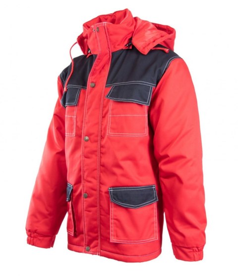 KURTKA PARKA BRIXTON SNOW WSTAWKA KOLOR - CZARNO-CZERWONY KURTKA PARKA BRIXTON SNOW WSTAWKA KOLOR - CZARNO-CZERWONY