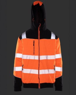 KURTKA BENEFIT HI VI SAFE POMARAŃCZ BHVS01