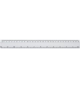 Linijka GR-112-30, aluminiowa, 30 cm GRAND 130-1322