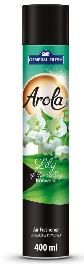 Odświeżacz powietrza AROLA Spray 400ml konwalia GENERAL FRESH Odświeżacz powietrza AROLA Spray 400ml konwalia GENERAL FRESH