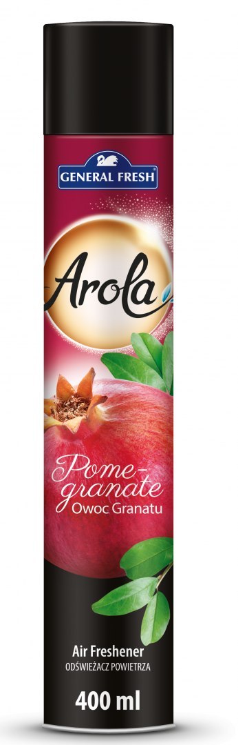 Odświeżacz powietrza AROLA Spray 400ml owoc granatu GENERAL FRESH Odświeżacz powietrza AROLA Spray 400ml owoc granatu GENERAL FRESH