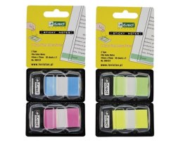 Zakładki indeksujące PET Z-TYPE 43*25 2x50szt neon ziel/żółte 960124 D.RECT