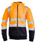 BLUZA DRESOWA BRIXTON FLASH WSTAWKA ODBLASKOWA KAT. II BF014 POMARAŃCZ/GRANAT