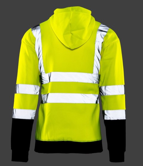BLUZA DRESOWA BRIXTON FLASH WSTAWKA ODBLASKOWA KAT. II BF014 - ŻÓŁTY/GRANAT