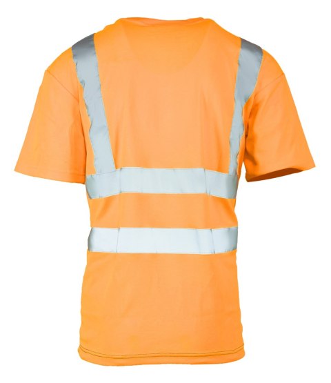 KOSZULKA Z PASAMI ODBLASKOWYMI BRIXTON FLASH 50-50 160G - Pomarańczowy KOSZULKA Z PASAMI ODBLASKOWYMI BRIXTON FLASH 50-50 160G - Pomarańczowy