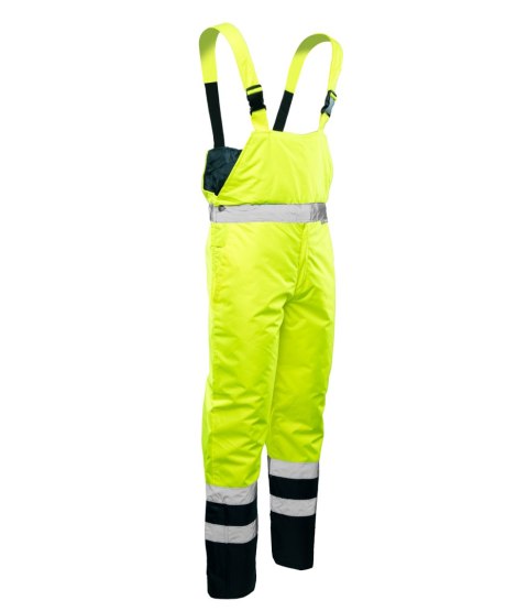 SPODNIE OGRODNICZKI BENEFIT HI-VI - KAT.II KLASA 2 - Pomarańczowy