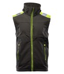 RIVAL KAMIZELKA SOFTSHELL - SEVEN KINGS - Czarny-Żółty