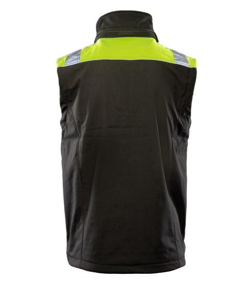 RIVAL KAMIZELKA SOFTSHELL - SEVEN KINGS - Czarny-Żółty RIVAL KAMIZELKA SOFTSHELL - SEVEN KINGS - Czarny-Żółty
