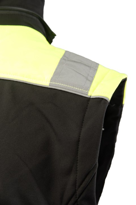 RIVAL KAMIZELKA SOFTSHELL - SEVEN KINGS - Czarny-Żółty RIVAL KAMIZELKA SOFTSHELL - SEVEN KINGS - Czarny-Żółty