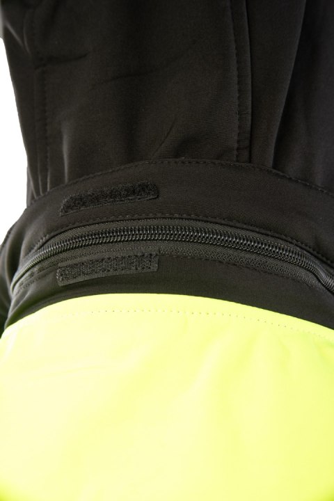 RIVAL KAMIZELKA SOFTSHELL - SEVEN KINGS - Czarny-Żółty RIVAL KAMIZELKA SOFTSHELL - SEVEN KINGS - Czarny-Żółty
