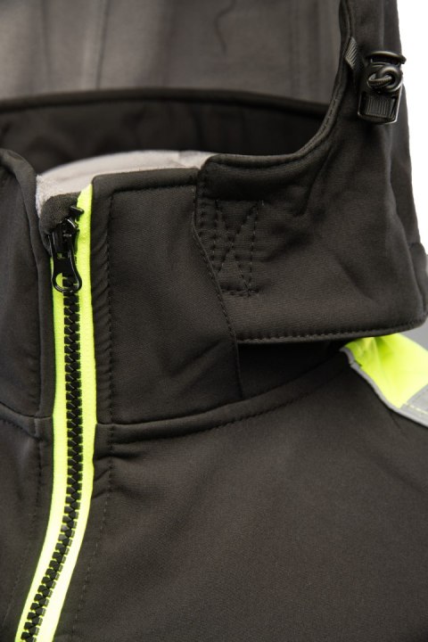 RIVAL KAMIZELKA SOFTSHELL - SEVEN KINGS - Czarny-Żółty RIVAL KAMIZELKA SOFTSHELL - SEVEN KINGS - Czarny-Żółty