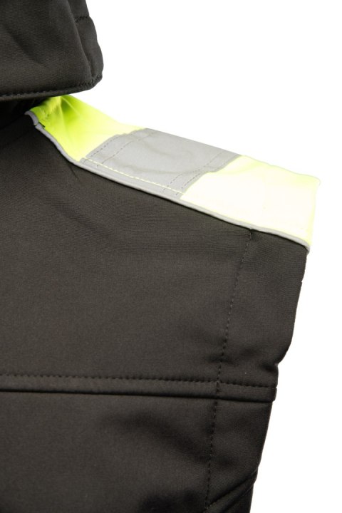 RIVAL KAMIZELKA SOFTSHELL - SEVEN KINGS - Czarny-Żółty RIVAL KAMIZELKA SOFTSHELL - SEVEN KINGS - Czarny-Żółty