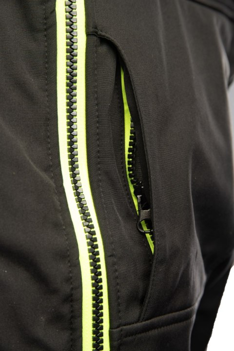 RIVAL KAMIZELKA SOFTSHELL - SEVEN KINGS - Czarny-Żółty RIVAL KAMIZELKA SOFTSHELL - SEVEN KINGS - Czarny-Żółty