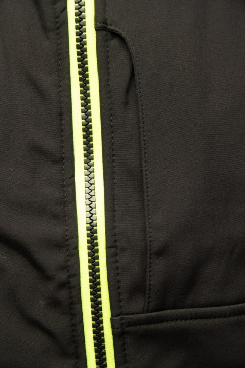 RIVAL KAMIZELKA SOFTSHELL - SEVEN KINGS - Czarny-Żółty RIVAL KAMIZELKA SOFTSHELL - SEVEN KINGS - Czarny-Żółty