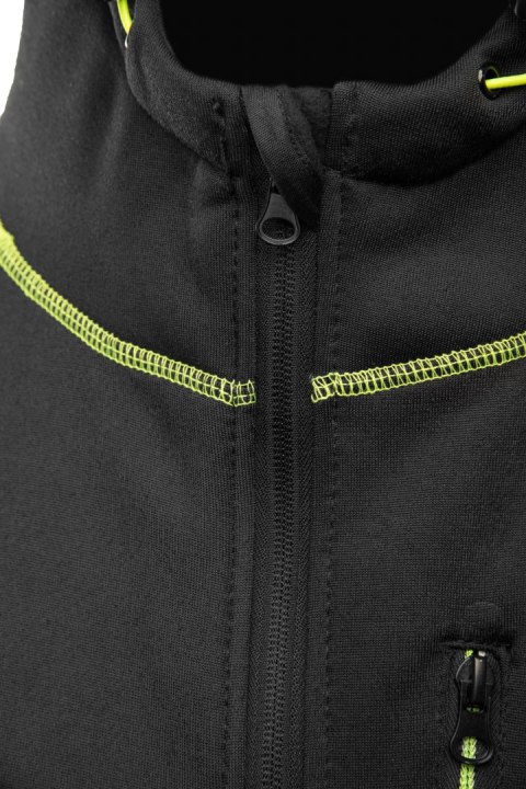 BLUZA DRESOWA Z KAPTUREM SEVEN KINGS RIVAL - Czarny-Żółty BLUZA DRESOWA Z KAPTUREM SEVEN KINGS RIVAL - Czarny-Żółty