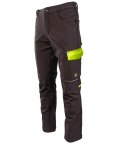 RIVAL SPODNIE SOFTSHELL OCIEPLANE CZARNY/ŻÓŁTY - Czarny-Żółty(cy) 4XL.