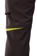 RIVAL SPODNIE SOFTSHELL OCIEPLANE CZARNY/ŻÓŁTY - Czarny-Żółty(cy) 4XL.