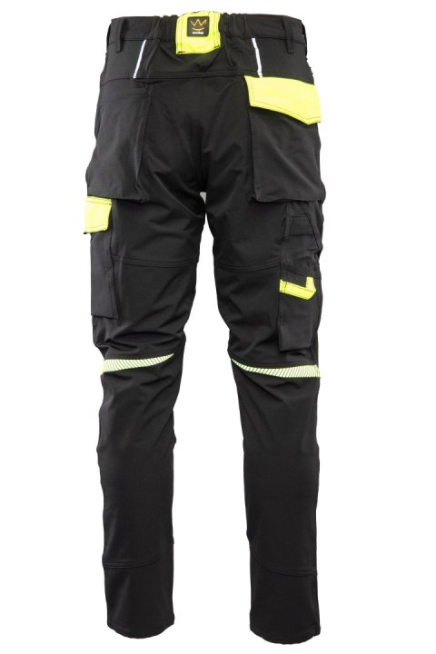 SEVEN KINGS RIVAL SPODNIE SOFTSHELL CZARNY/ŻÓŁTY SEVEN KINGS RIVAL SPODNIE SOFTSHELL CZARNY/ŻÓŁTY