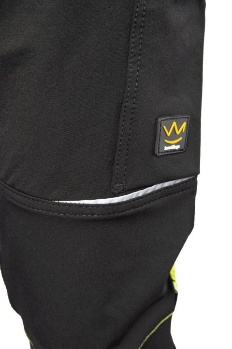 SEVEN KINGS RIVAL SPODNIE SOFTSHELL CZARNY/ŻÓŁTY SEVEN KINGS RIVAL SPODNIE SOFTSHELL CZARNY/ŻÓŁTY