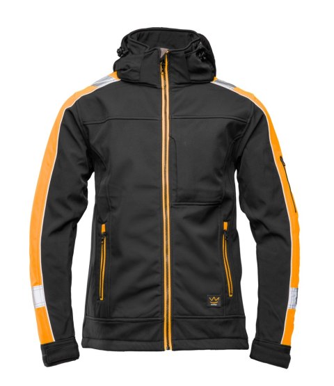 SEVEN KINGS RIVAL SOFTSHELL CZARNY/POMARAŃCZ SEVEN KINGS RIVAL SOFTSHELL CZARNY/POMARAŃCZ
