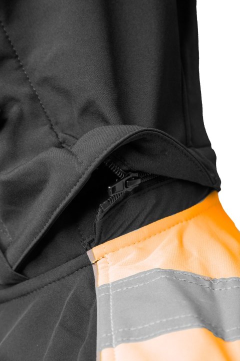 SEVEN KINGS RIVAL SOFTSHELL CZARNY/POMARAŃCZ SEVEN KINGS RIVAL SOFTSHELL CZARNY/POMARAŃCZ