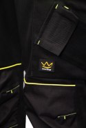 SEVEN KINGS SPODNIE DO PASA SOLAR ODBLASK - Żółty