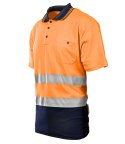KOSZULKA POLO BRIXTON FLASH 50/50 POMARAŃCZ KAT. II BF012