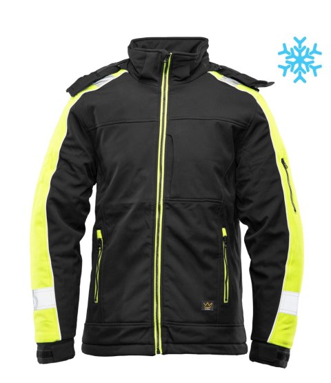 OCIEPLANY SOFTSHELL SEVEN_KINGS RIVAL ŻÓŁTY OCIEPLANY SOFTSHELL SEVEN_KINGS RIVAL ŻÓŁTY