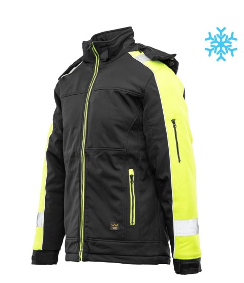 OCIEPLANY SOFTSHELL SEVEN_KINGS RIVAL ŻÓŁTY OCIEPLANY SOFTSHELL SEVEN_KINGS RIVAL ŻÓŁTY