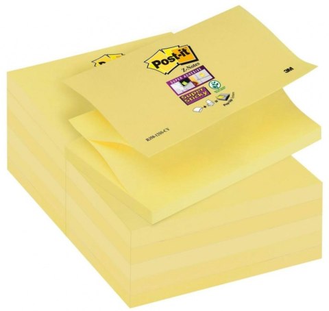 Bloczek samoprzylepny POST-IT_ Super sticky Z-Notes (R350-12SS-CY), 127x76mm, 1x90 kart., żółty Bloczek samoprzylepny POST-IT_ Super sticky Z-Notes (R350-12SS-CY), 127x76mm, 1x90 kart., żółty