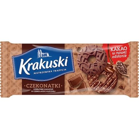 Ciastka BAHLSEN KRAKUSKI CZEKONATKI 165g Ciastka BAHLSEN KRAKUSKI CZEKONATKI 165g