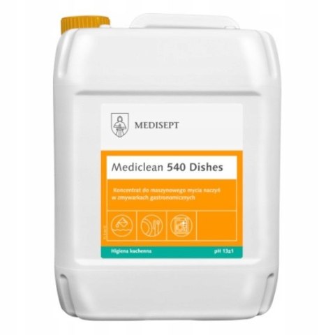MEDISEPT MC 540 Płyn 10l do maszynowego mycia naczyń w zmywarkach gastronomicznych MEDISEPT MC 540 Płyn 10l do maszynowego mycia naczyń w zmywarkach gastronomicznych