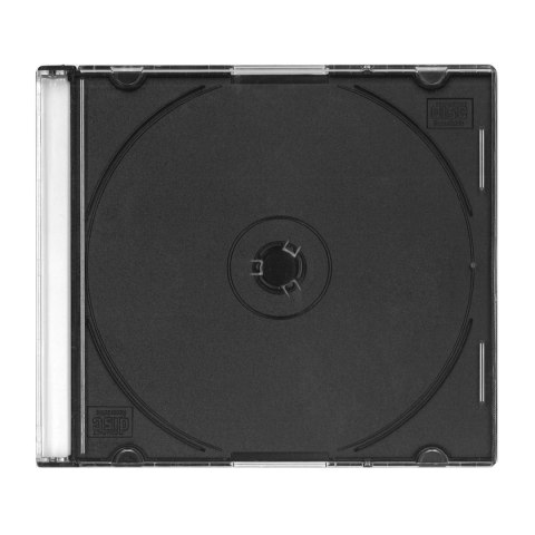 Pudełko na 1CD SLIM CASE 5,2MM BLACK OMEGA Pudełko na 1CD SLIM CASE 5,2MM BLACK OMEGA