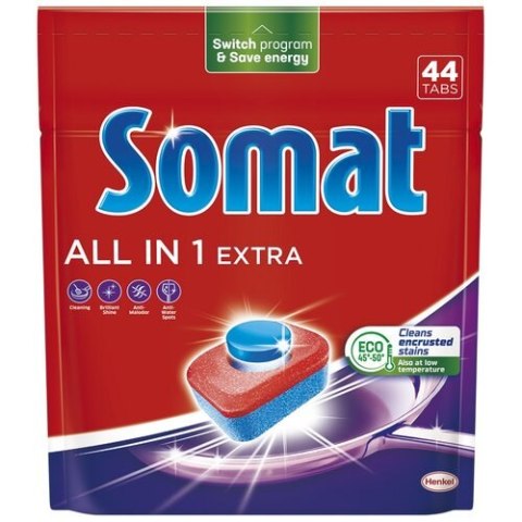 SOMAT Tabletki do zmywarki 44 szt. All in one Extra 09190 SOMAT Tabletki do zmywarki 44 szt. All in one Extra 09190