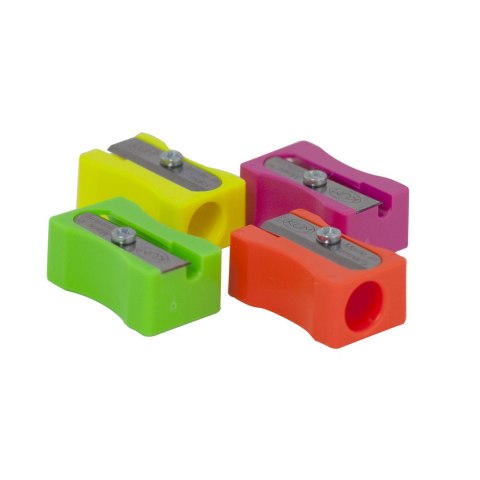 Temperówka plastikowa szkolna mix kolor (24szt) KOSTKA NEON 100-1/07 KUM SALE Temperówka plastikowa szkolna mix kolor (24szt) KOSTKA NEON 100-1/07 KUM SALE