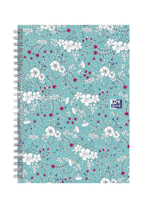 Kołonotatnik A5 60 kartek kratka/tagi Floral Oxford 400094951 Kołonotatnik A5 60 kartek kratka/tagi Floral Oxford 400094951