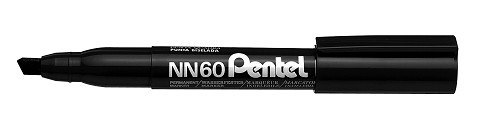 Marker permanentny NN60 czarny ścięta końcówka PENTEL Marker permanentny NN60 czarny ścięta końcówka PENTEL