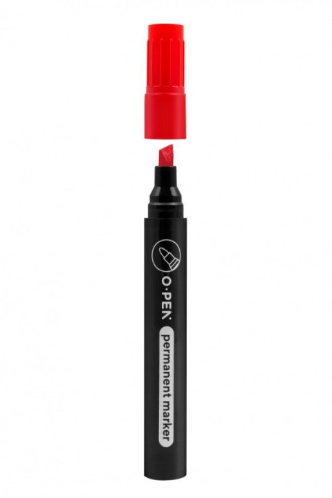 Marker permanentny ścięty G927C czerwony AMA0927977 OPEN Marker permanentny ścięty G927C czerwony AMA0927977 OPEN